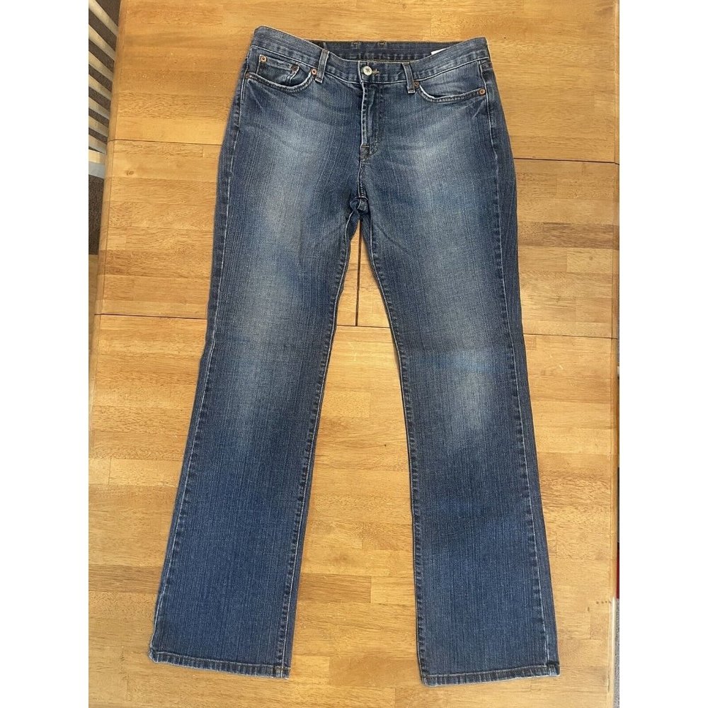 Lucky‎ Brand Long Inseam Women’s Jeans 12/31 Embellished Back Pocket